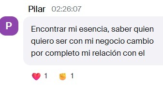 Testimonio de Pilar sobre encontrar su esencia